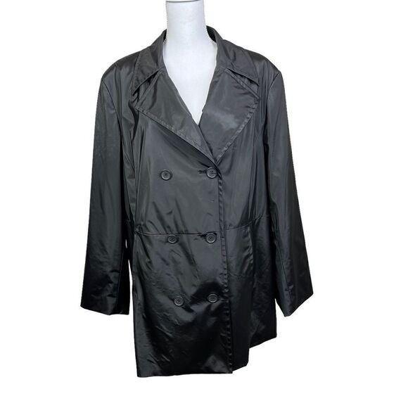 Lane Bryant Jacket Women's Size 18/20 Pockets Peacoat Black Below Hip - Picture 1 of 10